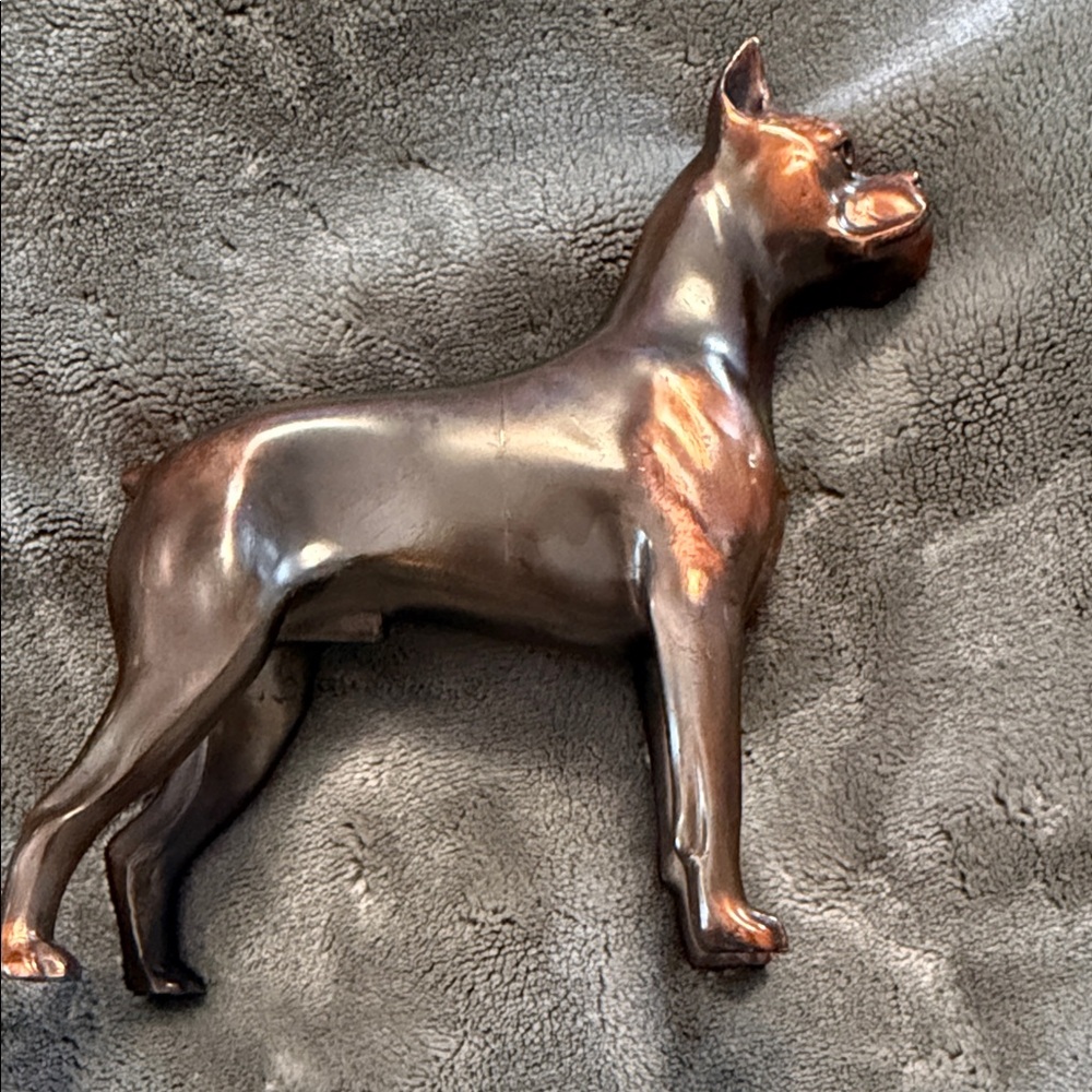 Bronze Dog Figurine